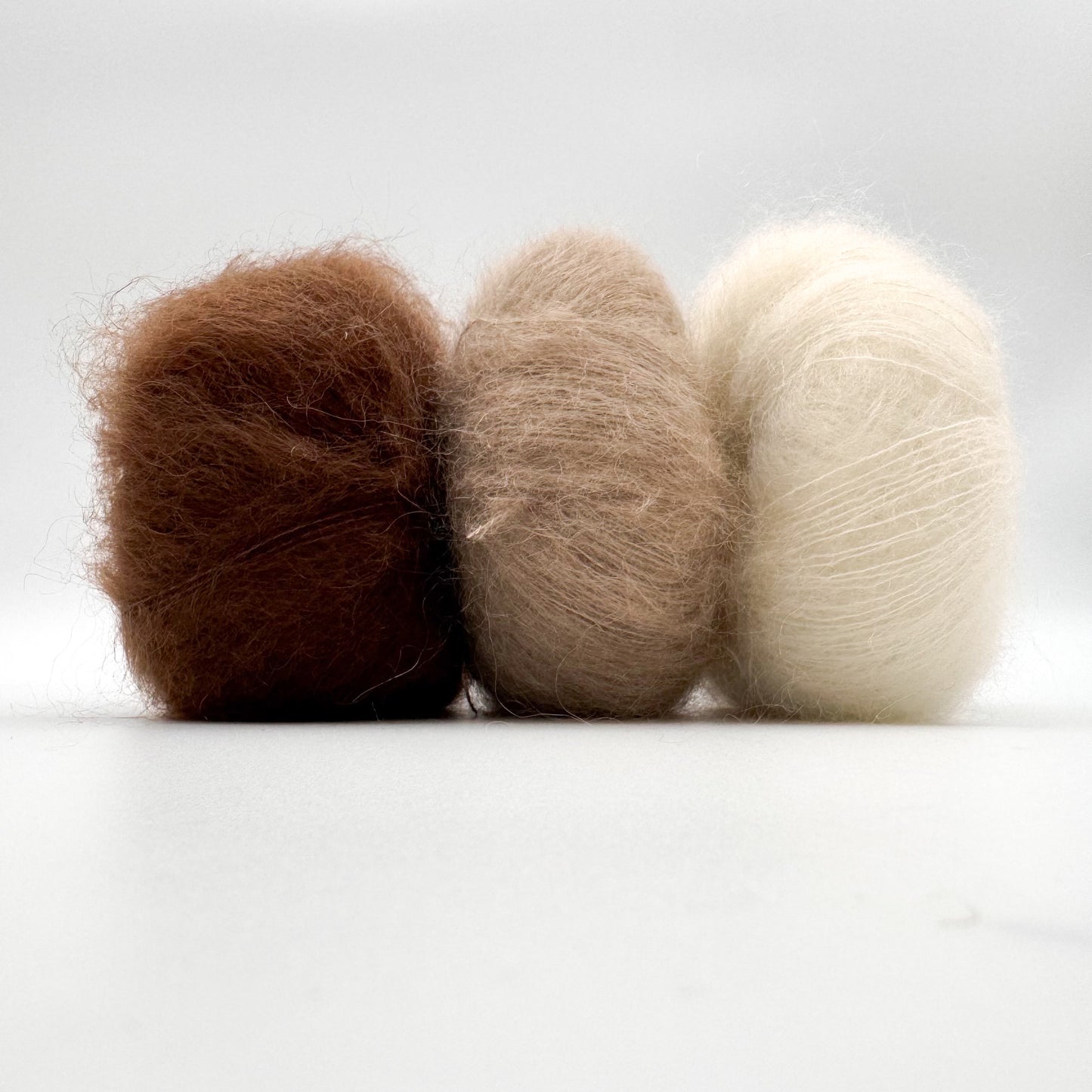 Mohair Sport yarn in the colour Nutbrown – superkid mohair and silk from A Knitters World