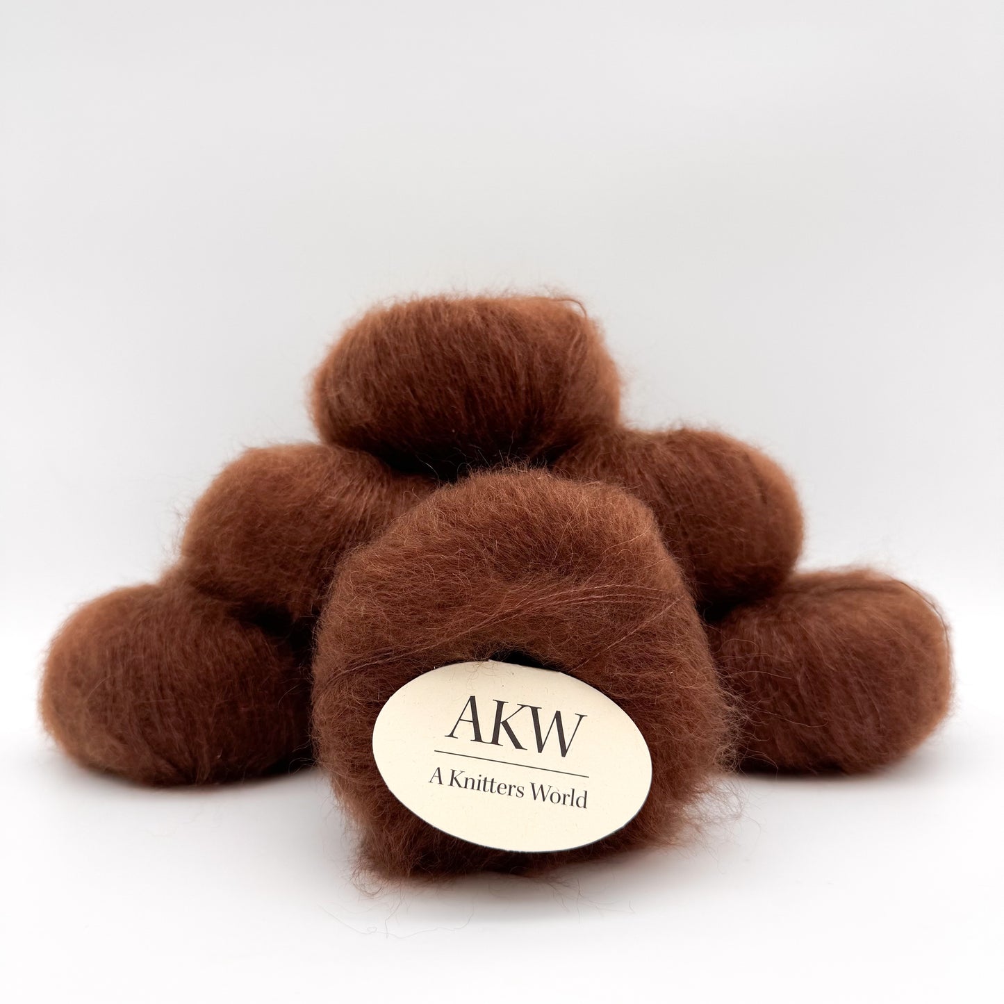 Mohair Sport yarn in the colour Nutbrown – superkid mohair and silk from A Knitters World