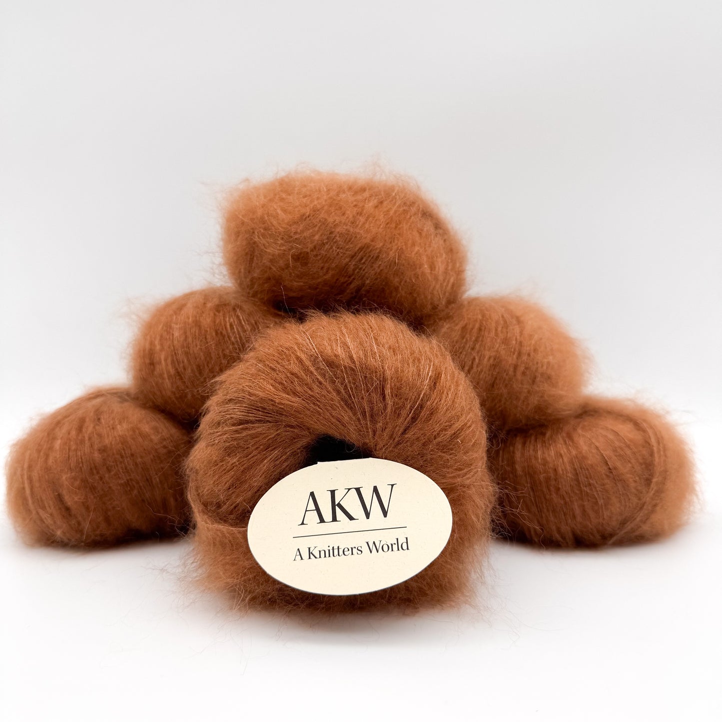 Mohair Sport yarn in the colour Caramel – superkid mohair and silk from A Knitters World